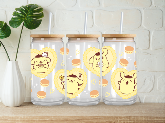 Kawaii Dog Glass Cup