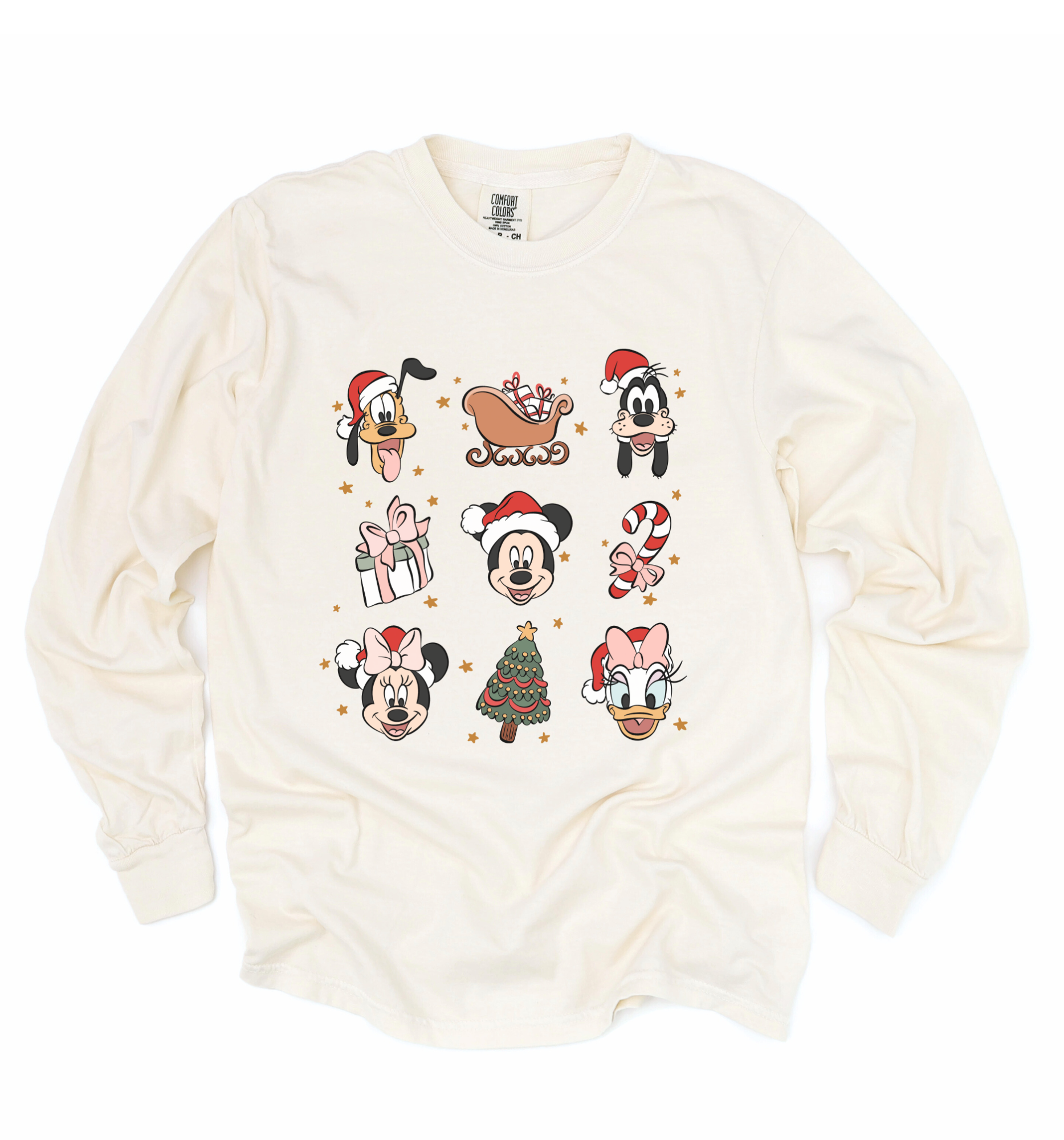 Mickey and Friends Christmas Long Sleeve Tee