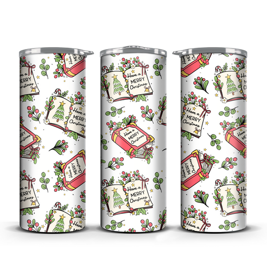 Christmas Books Tumbler