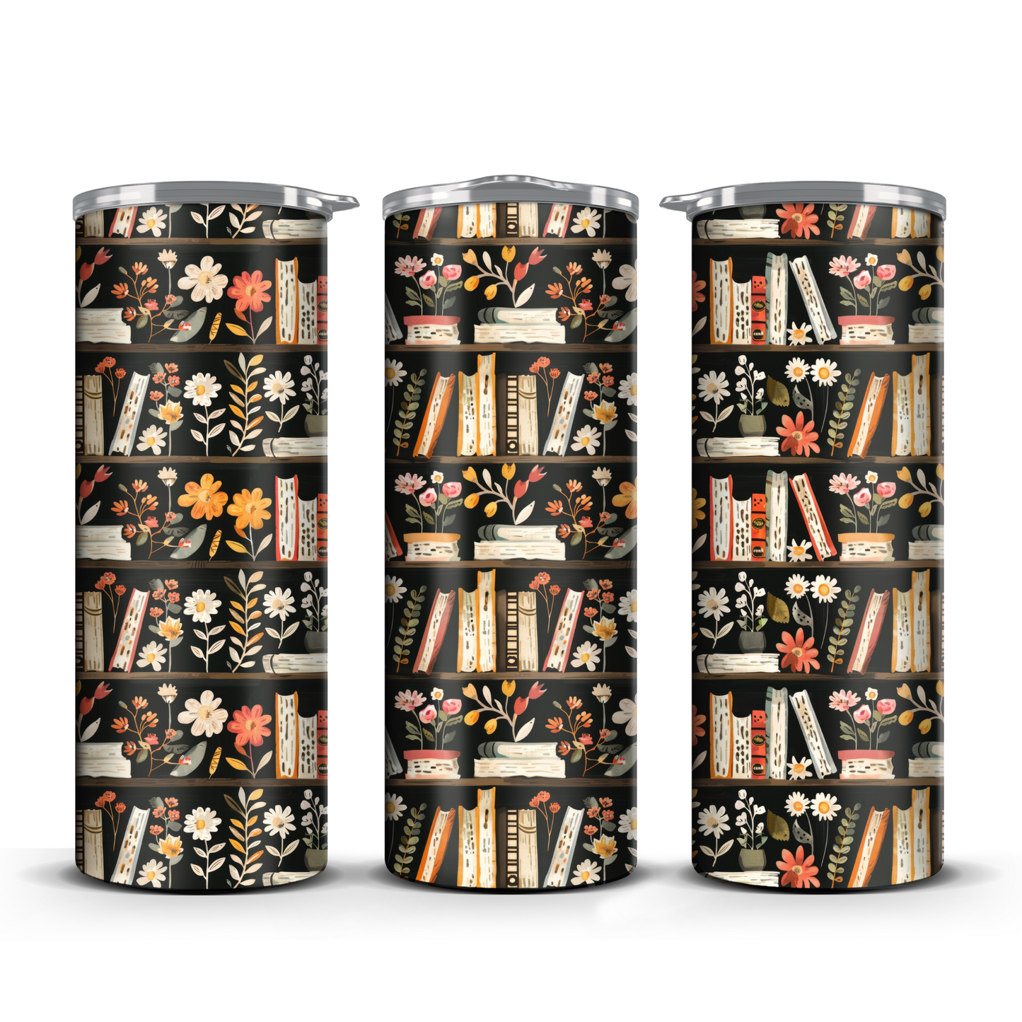 Book Shelves Tumbler