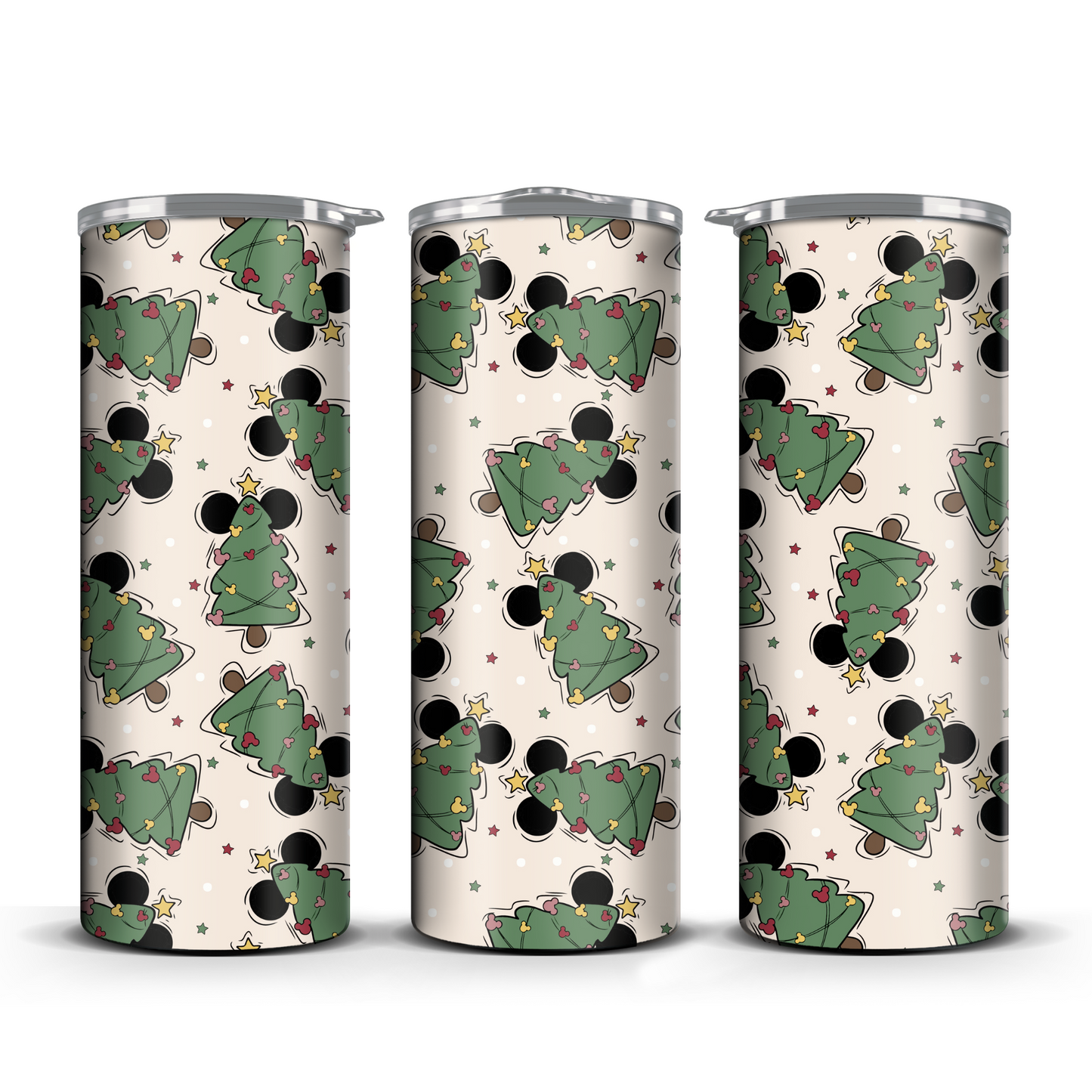 Mouse Christmas Tress Tumbler