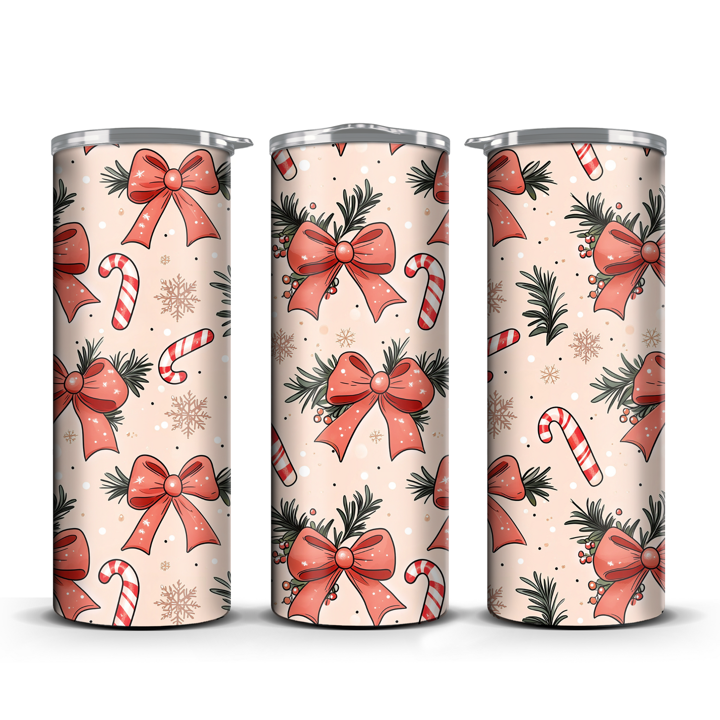 Christmas Bows Tumbler