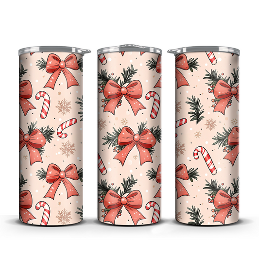 Christmas Bows Tumbler