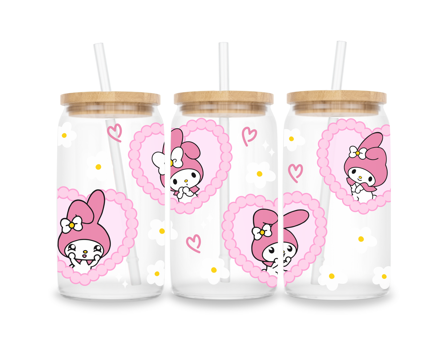 Kawaii My Melody Glass Cup