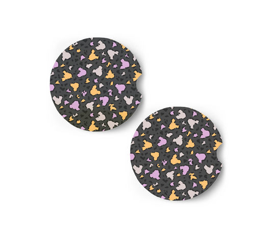 Cheetah Mickey Car Coasters