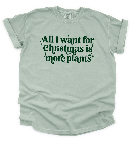 More Plants Christmas Tee