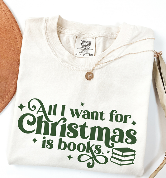 More Books Christmas Tee