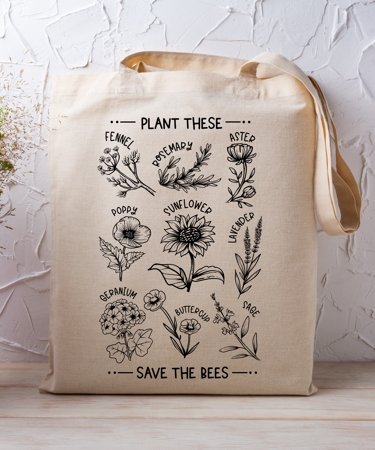 Save the Bees Tote Bag