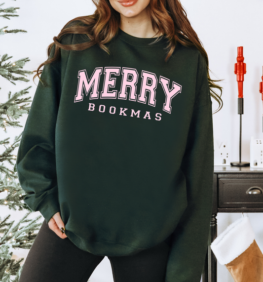 Merry Bookmas Crewneck sweatshirt