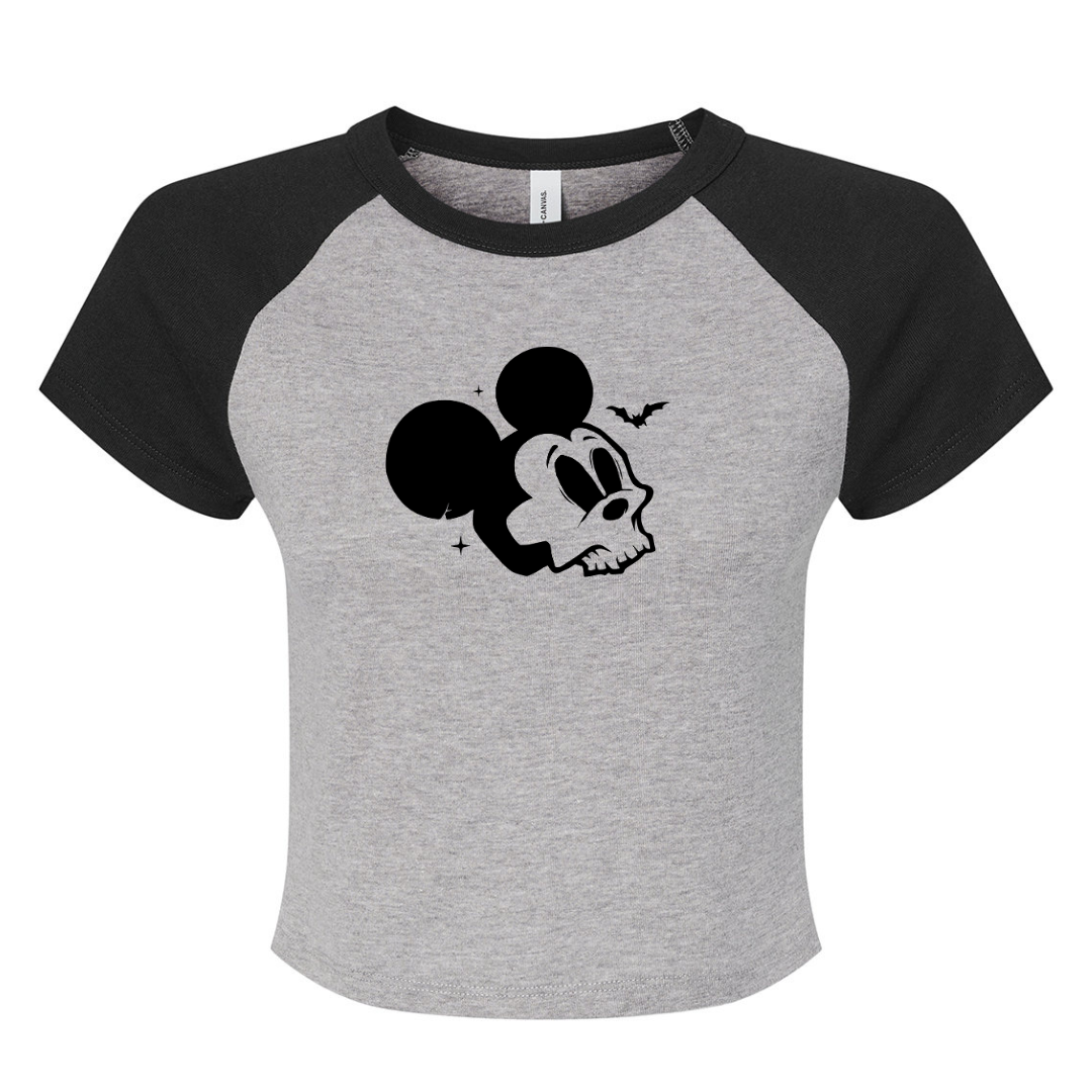 Mouse Skeleton Crop Top