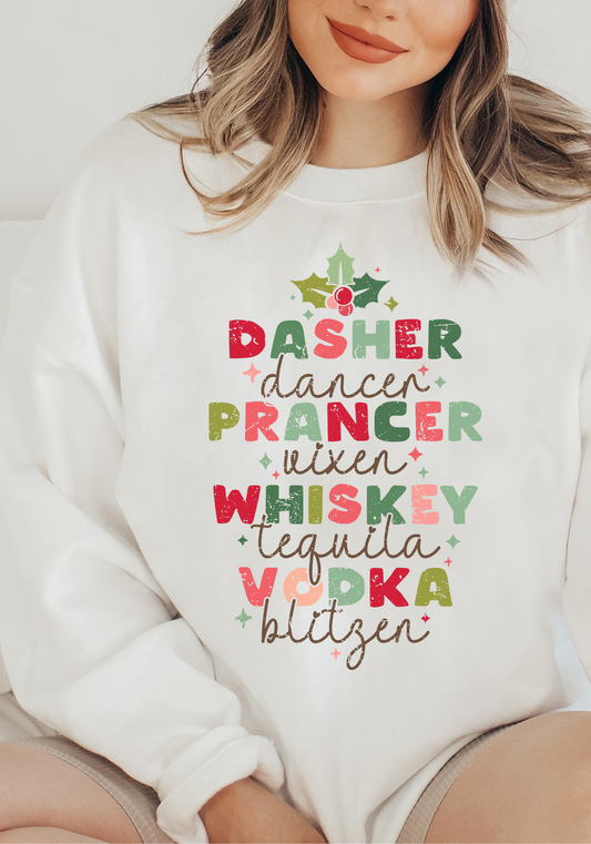 Dasher, Dancer..... Crewneck