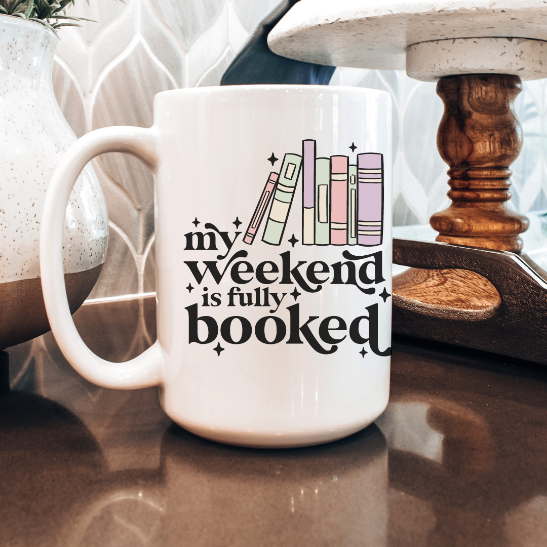 Booked Weekend Mug